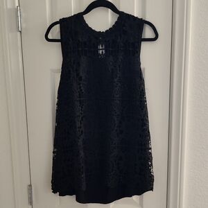 Maurices Black Lace Sleeveless Top - Women Size 1